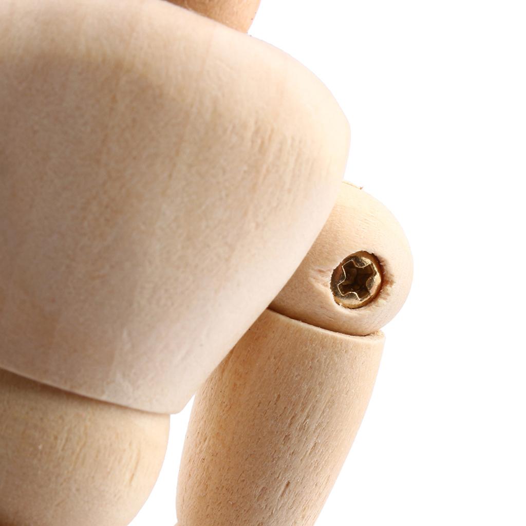 Wooden Manikin Model, Articulated   for Artists, Photographers, Animators, Desk Toy, Ornament