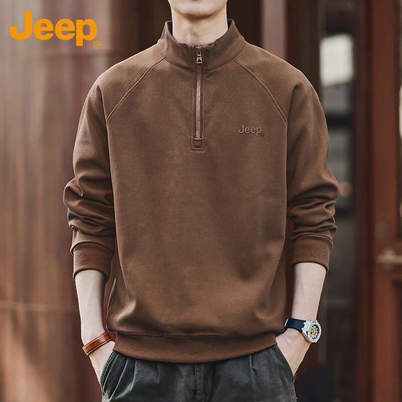 

JEEP Men s Half-Zip Sweatshirt 2XL