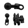 Base coudée pour moto avec trou de 10 mm Adaptateur tête sphérique 1'' Fonctionne pour les supports RAM