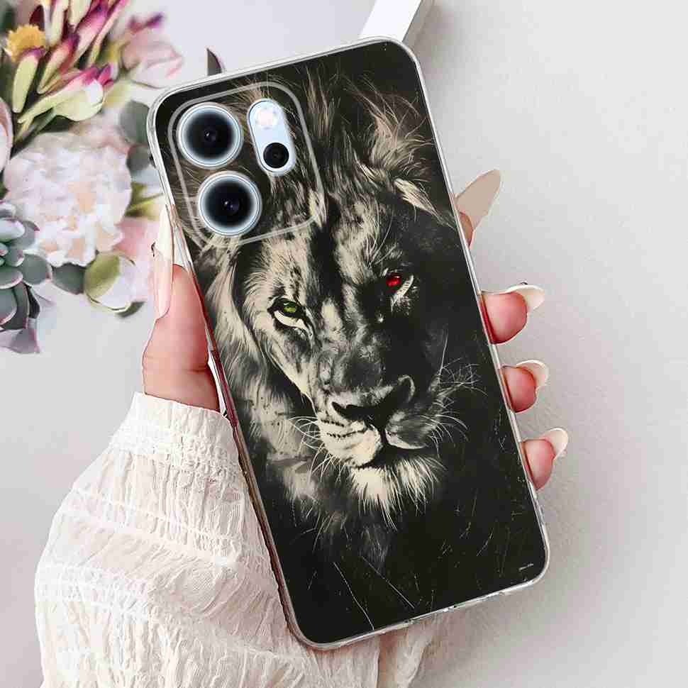 Für Oppo Reno14 F 5G CPH27436.57" Hülle Bunte Schmetterlingsblumen TPU Weiche Silikonhülle Für Oppo Reno 14 F RENO14F Handyhüllen