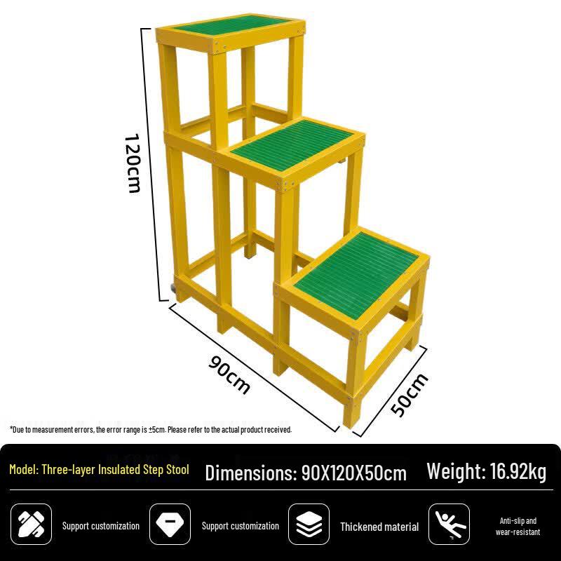 Fiberglass Insulated Electrician Ladder Stool