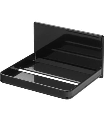 Yamazaki Jitsugyo Magnet Bathroom Head Massager Storage Rack Black W14.5 X D12 X H8cm Tower Floating Storage Beauty Appliance Storage 1669