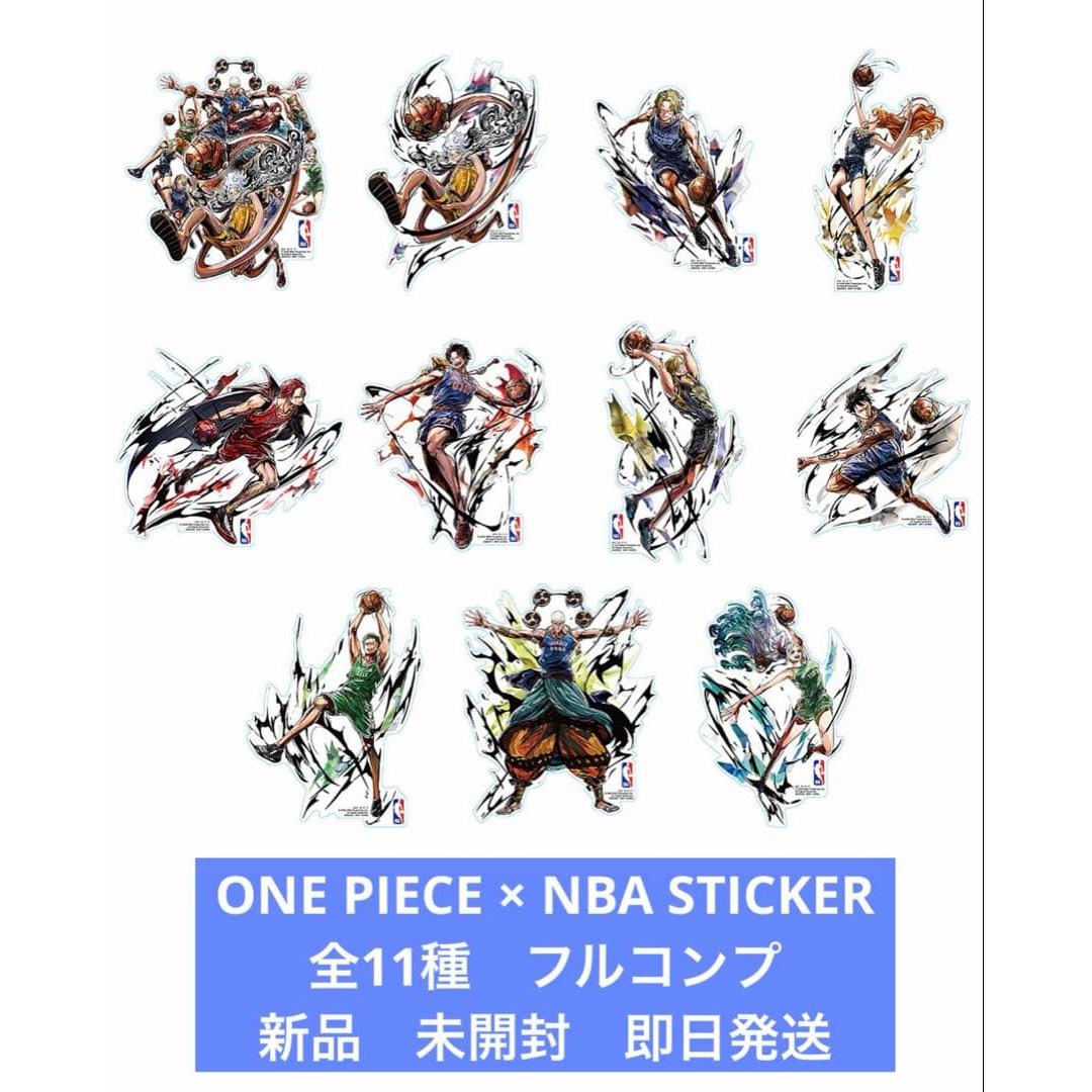 Used [New and unopened] ONE PIECE x NBA STICKER Complete set of 11 types