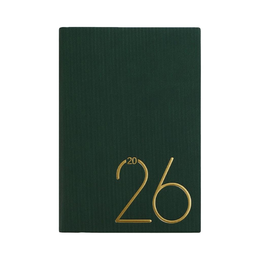 2026 English Calendar Calendar Book Daily Plan Notebook Portable A7 Pocket Calendar