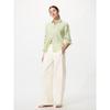 Uniqlo Premium Linen Shirt  Long Sleeve  Stripe B