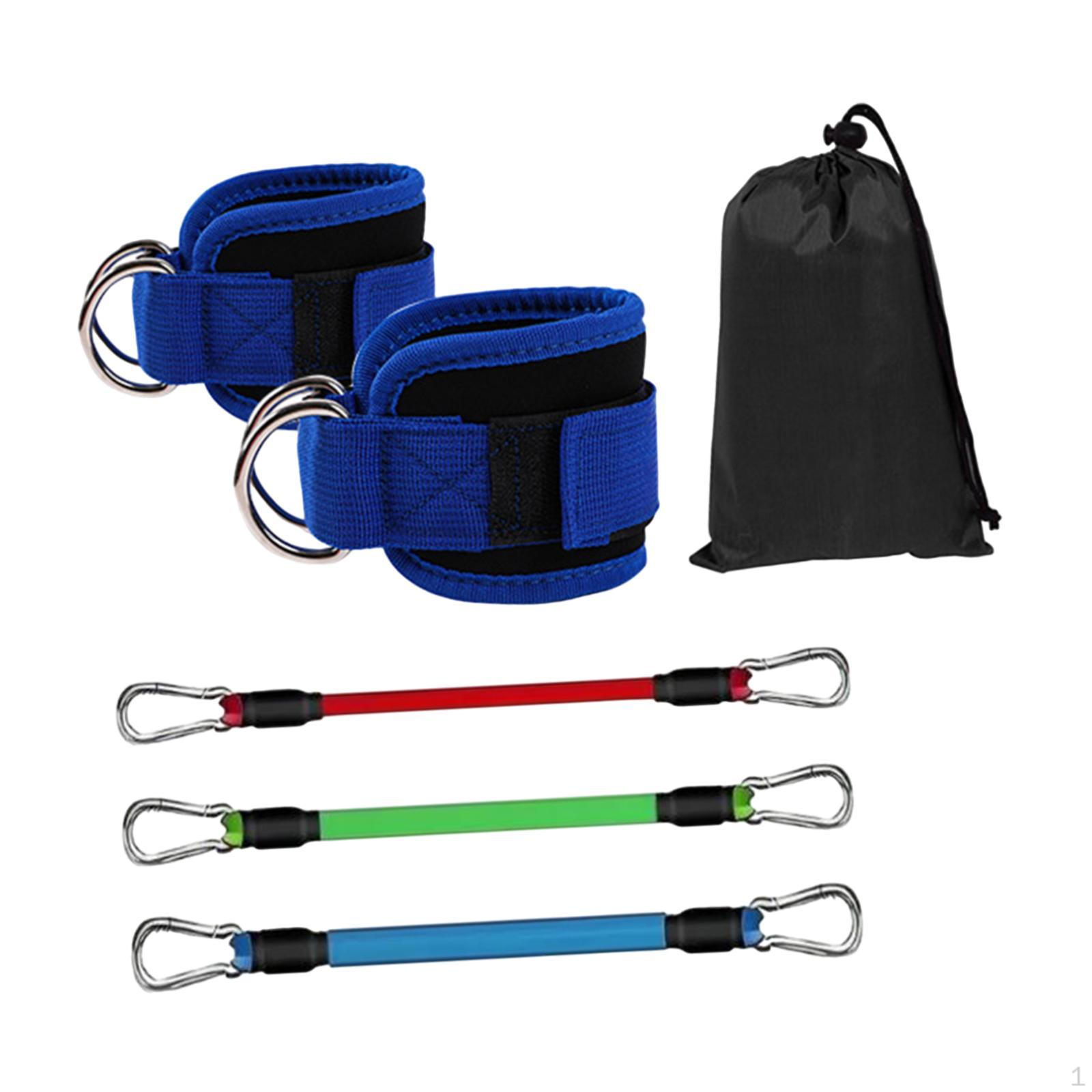 

Набор из 3 лент для укрепления лодыжек, тренировка для ног и ягодиц темно-синий