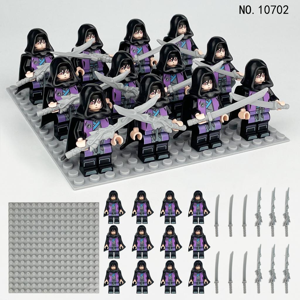 12pcs Assassin Sculpted Toy Building Blocks for Children's Gifts