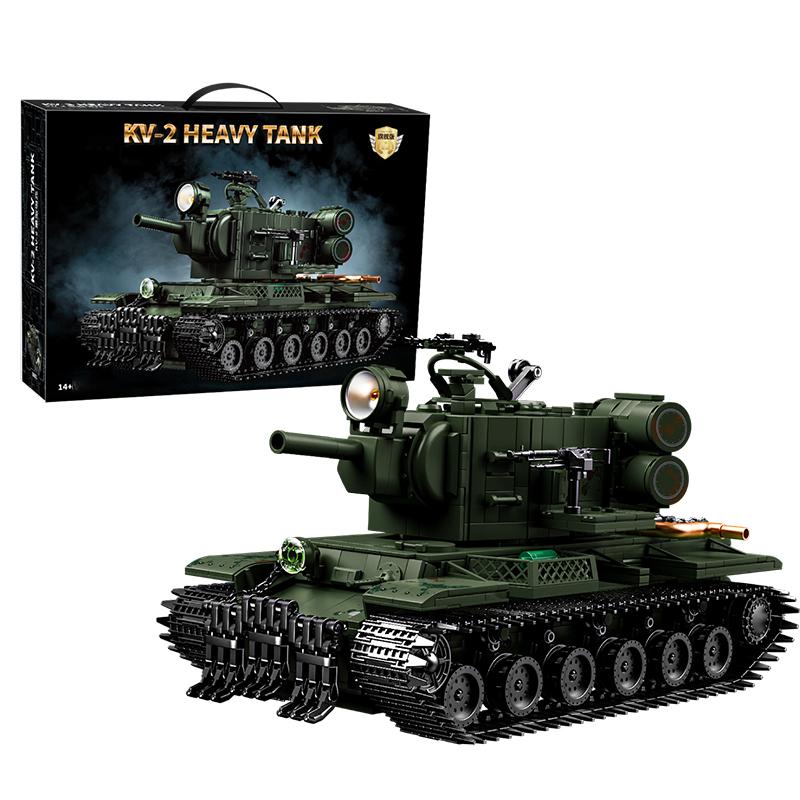 2235pcs KV-2 Heavy Tank MOC Building