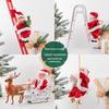 Electric Climbing Ladder Santa Claus Toy for Kids' Christmas Decoration
