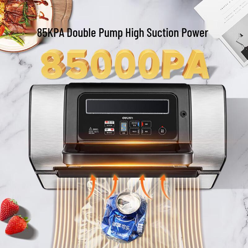 Deli 14891 Food Vacuum Sealer CN plug (adapter included)