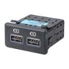 Easy Install USB Port Adapter with Overcurrent Protection & Compact Designs Charging USB Socket for  Autmotives