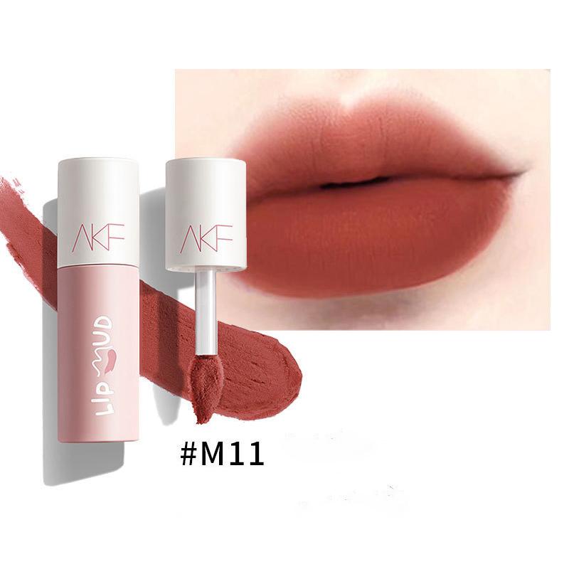 lipstick Lip mud matte mist face velvet Lip mud Red lip glaze to show white lip gloss lip cream