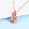 Southeast Asia Gold-Plated Copper Windmill Pendant Necklace for Women