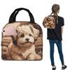 Havanese The Joyful Spirit Of Wood Insulated Lunch Bag for Women Children Portable Food Boxes Thermal Lunch Box Tote
