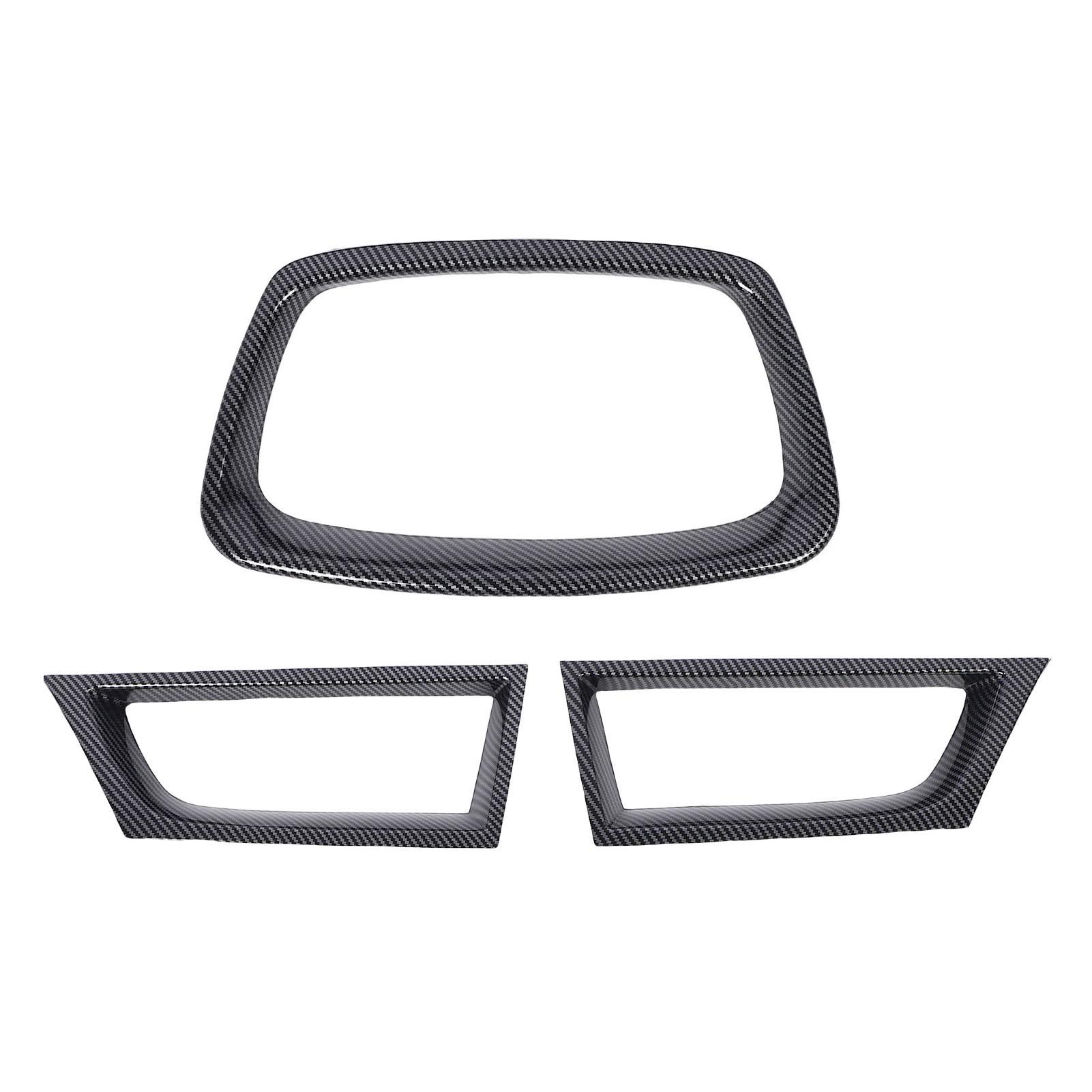 3 PCS Front Grille Overlay Cover Decorative Front Grille Surround Trim Replacement for       9th Generation 2006-2007