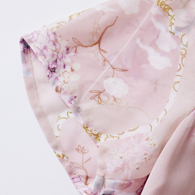 Paster Women's Printed Chiffon A-Line Midi Dress