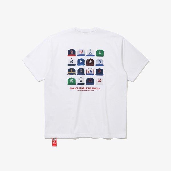 New Era Mlb Cap VinTage PosTer T shirT mulTi whiTe 15147552