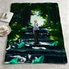 Anime NNatsumes Book of Friendss Throw Warm Soft Flannel Blanket Multiuse for Sofa Bed Camping Travel Nap