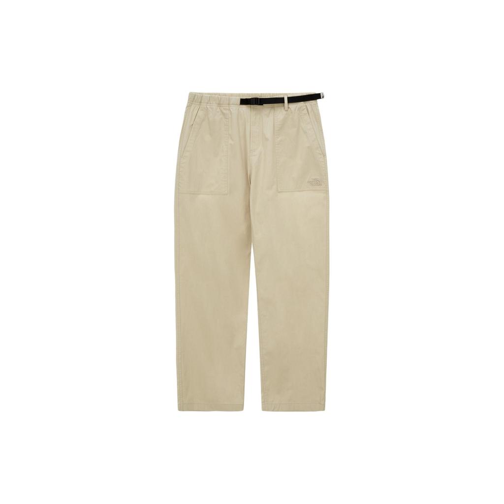 The North Face Solid Color Elastic Mid-Waist Tapered Casual Pants Unisex pants Khaki NP6NQ01L