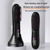 Portable LCD Hair Straightening Comb: Negative Ion Charging, Safe Heat, No Hair Damage