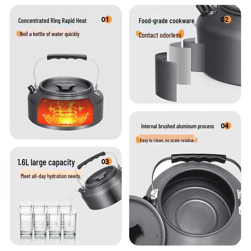SERIES CLEAR Portable Camping Kettle