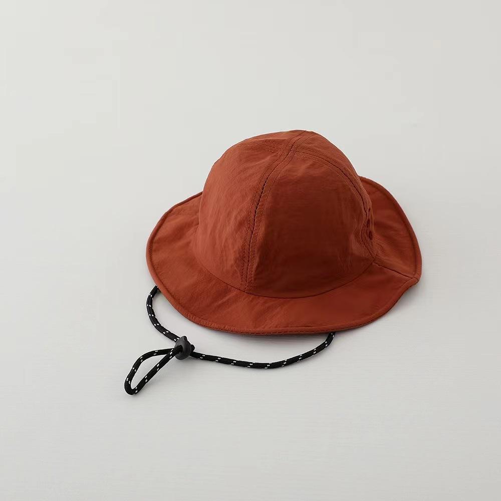 

Kids UPF 50+ Quick-Dry Bucket Hat - Sun Protection Foldable Cap for Boys Girls, Summer Outdoor Hiking & Play Children-48-50CM красный