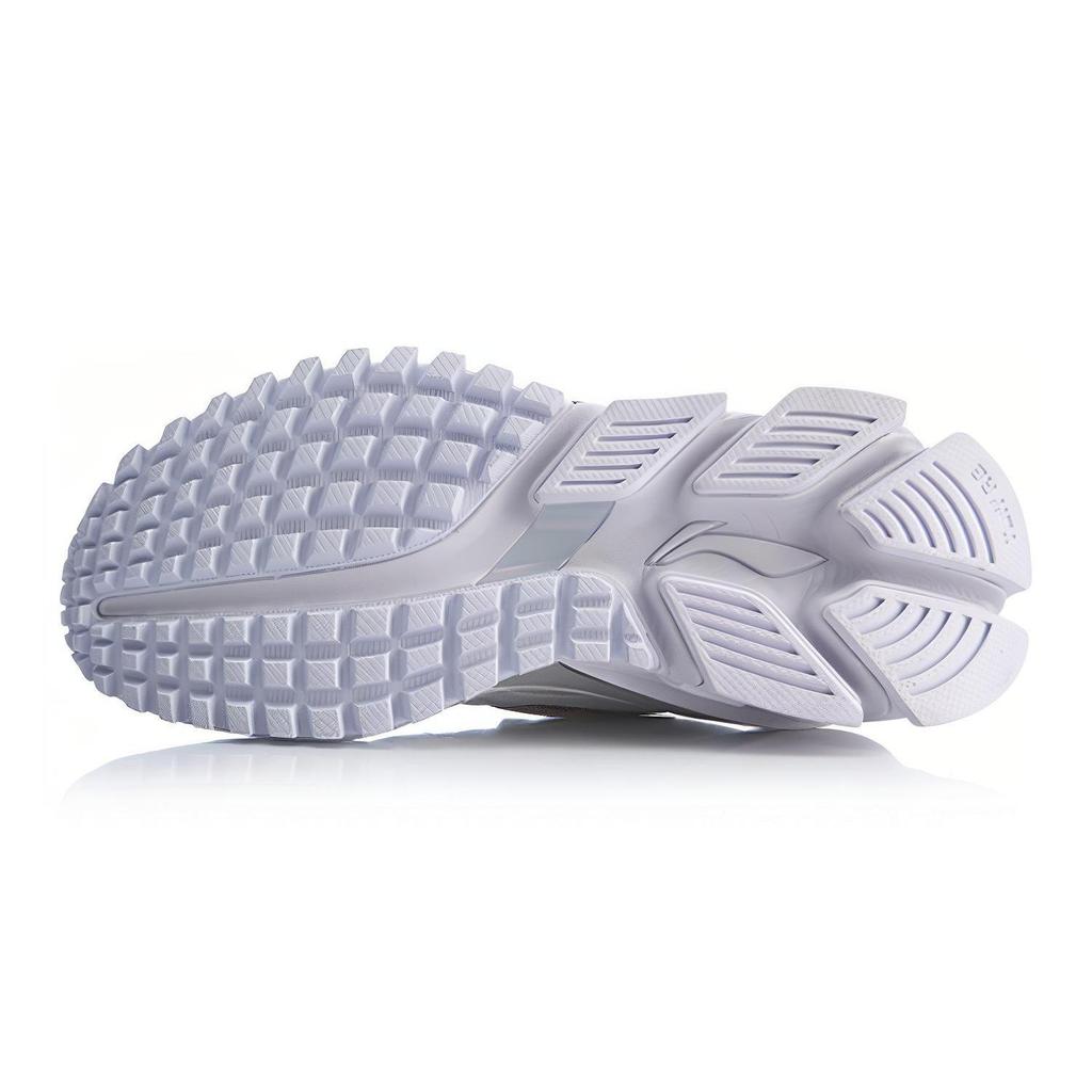 Li Ning Cushioning Slip Resistant Lightweight Low top Running Shoes Women's White ARHQ066-2