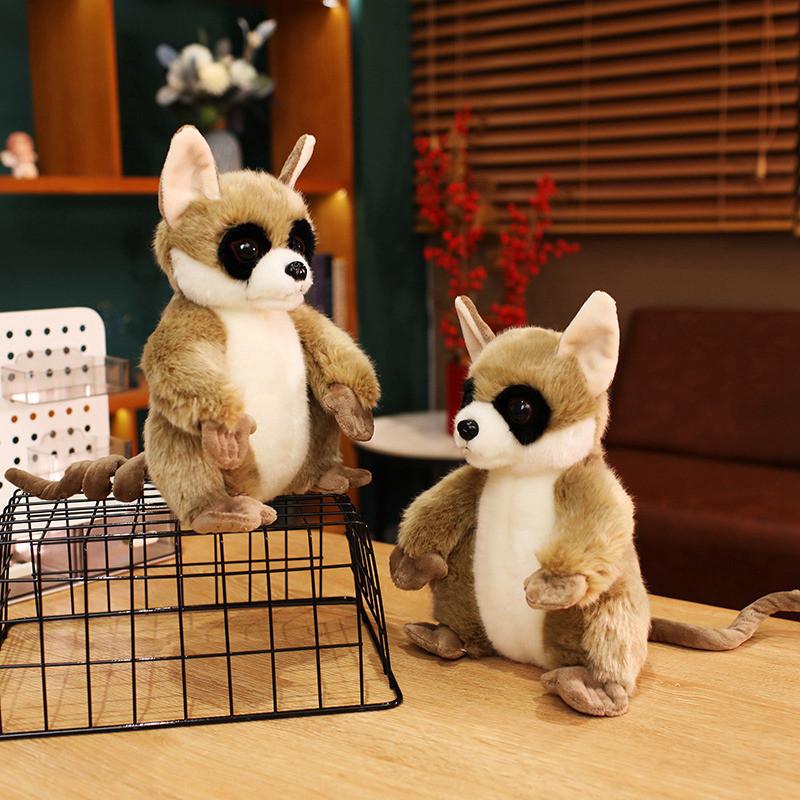 Brown Cute Avahi Laniger Cartoon Plush Doll Kid Toys For Animal Enthusiasts