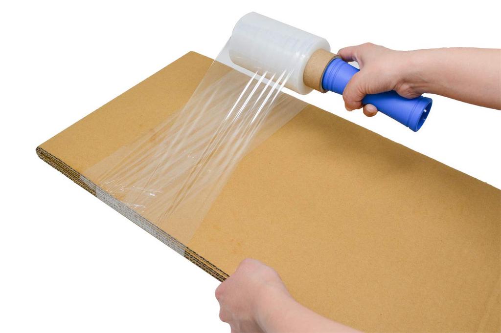 to wrap and Handy Wrap for width 100mm x length 12 rolls 1 bulk purchase set {Easy pack} [Dunaway] packing, 150m, + holder, (12)