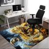 1PC Custom Name Golden Dragon's Majesty Theme Floor Mat Ideal for Living Room, Game Rooms, Office, Bedroom,Floor Mat Playful Design