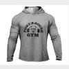 Men's Cross-Border Muscle Fitness Hoodie - Casual Running Cotton Sweatshirt