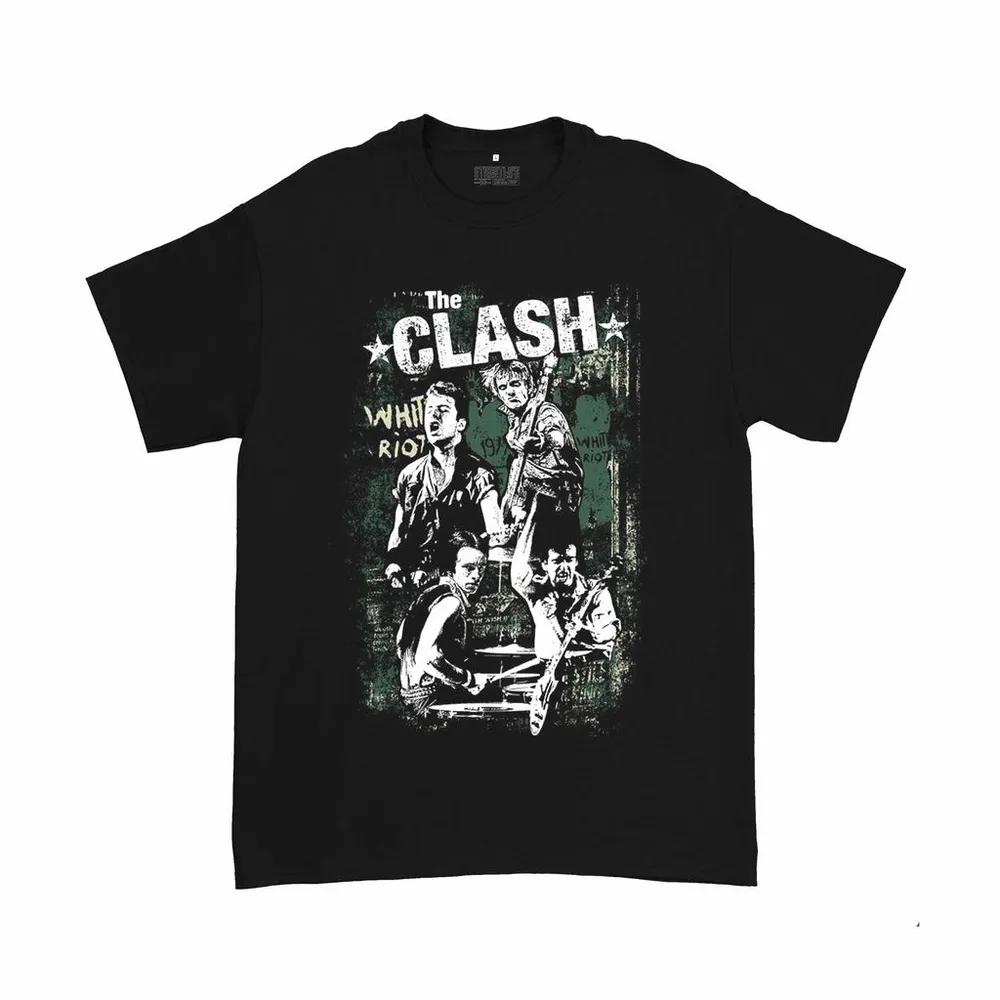 Unisex Short Sleeve Crew Neck Cotton T Shirt The Clash S