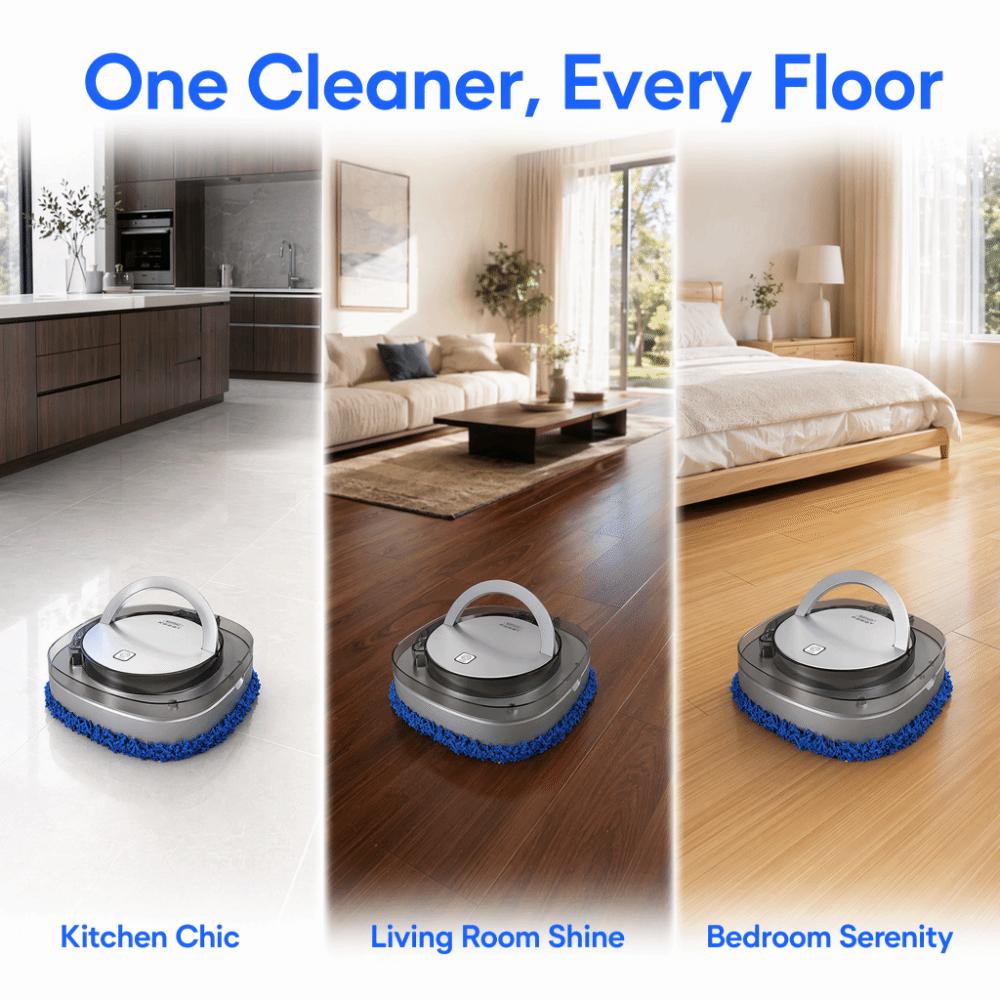 Rechargeable Mopping Robot Automatic Floor Cleaner Robot Quiet Cleaning Robot Hard Floor