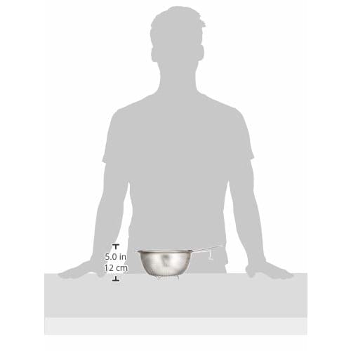 Wahei Freiz Punched One-Handed Strainer, 17cm, Stackable with SUI-6042, Easy To Clean, Durable, SUIgut SUI-6032