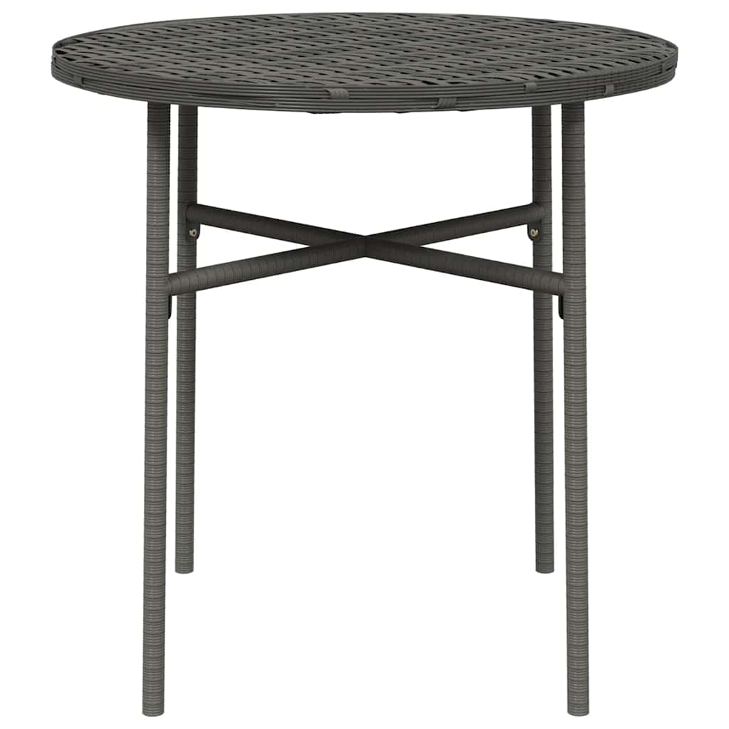 Vidaxl Stolik Herbaciany, Szary, 45 Cm, Polirattan
