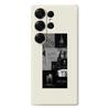 For Samsung Galaxy S25 Ultra Case Stitching Photos Pattern Printing Straight Edge TPU Phone Back Cover