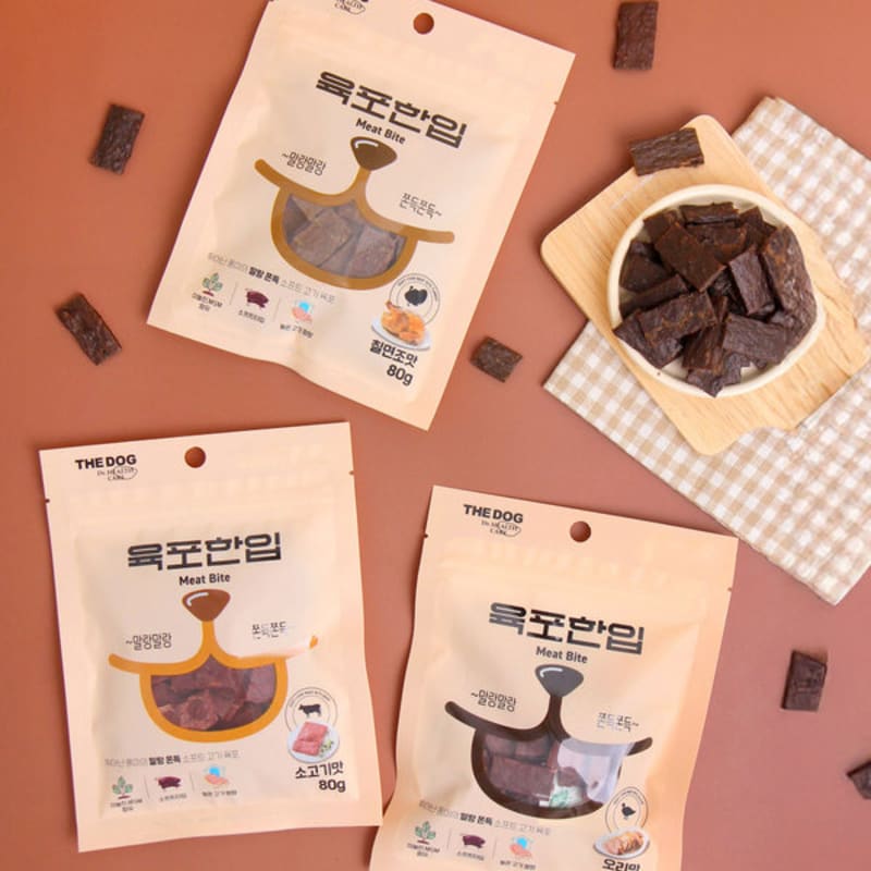 [Pet] The Dog Jerky Bite 80 G Duck