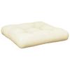 Vidaxl Pallet Cushions, 2 Pcs, Cream, Fabric