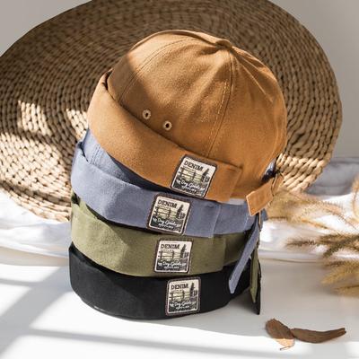 Hat Female Spring and Autumn Street Retro Landlord Hat Men's and Women's Niche Sports Melon Rind Hip Hop Yuppie Hat