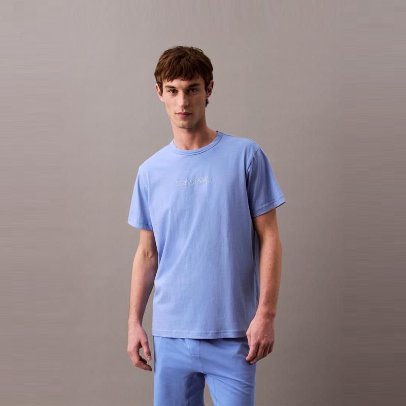 Calvin Klein SS25 T-Shirts Men's Crew Neck Moderate NM2748