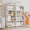 Durable Multilayer Bookshelves Cases 5/6 Tiers Cube Storage Organizer Metal Shoe Rack  Storage