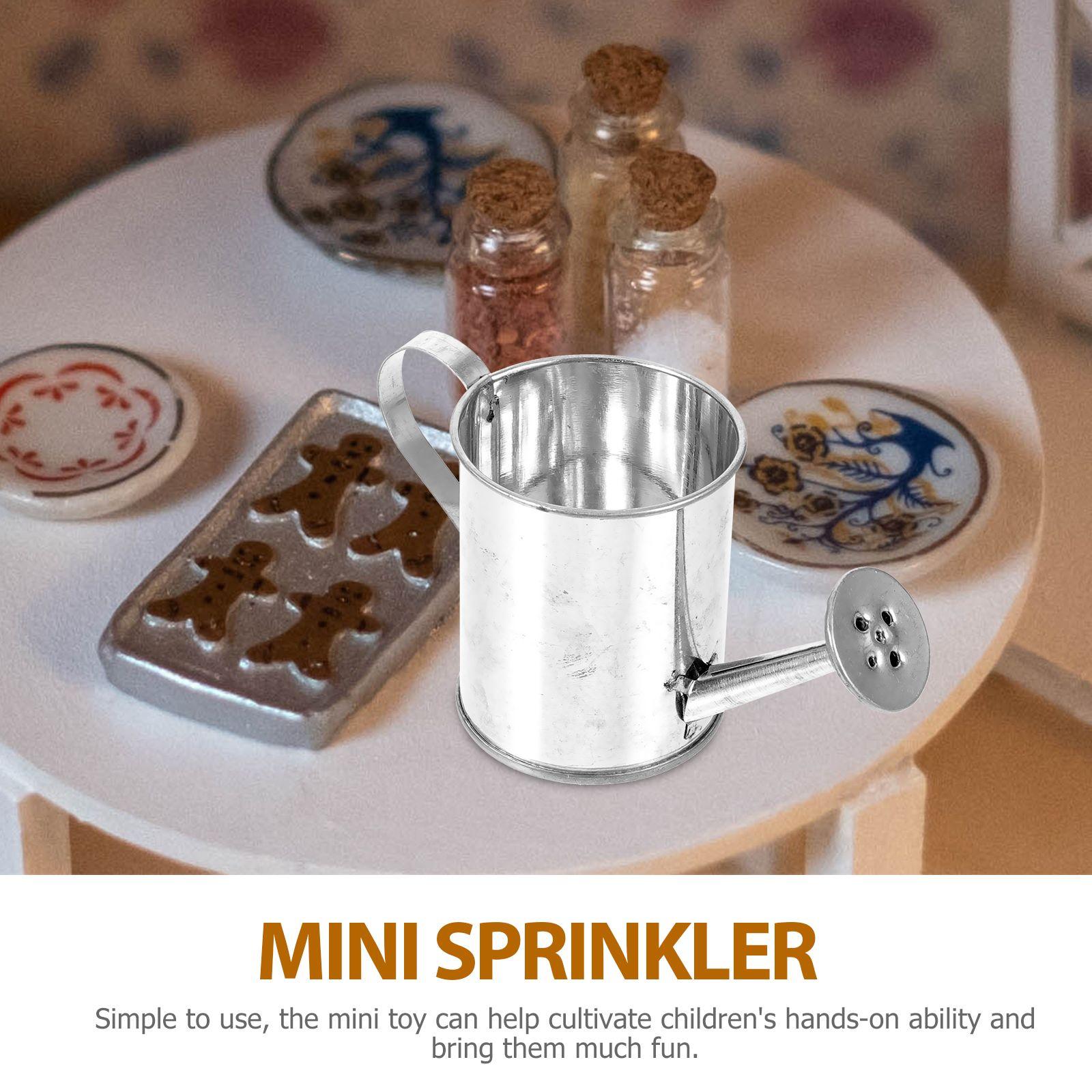 

5 Pcs Mini House Decor Tiny Watering Can Small for Miniature Garden Indoor Plants Cans Bottle Toy Tabletop
