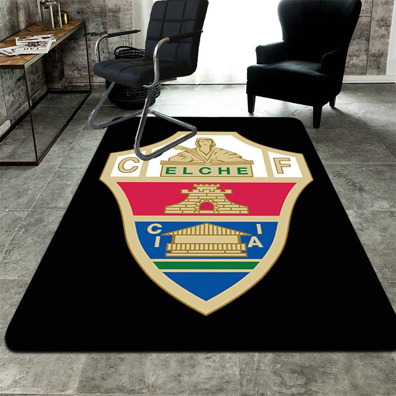 Elche club Pattern Rug Floor Mat for Living Room or Bedroom Soft and Comfortable Carpet a Gift for Birthday and Holiday.