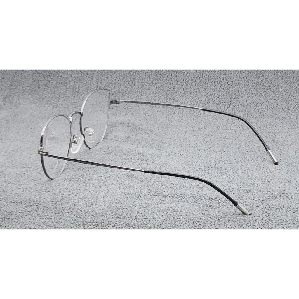 RSINC Vollrand Pistolen Grau Schwarz Rahmen Brille Für Männer & Frauen | PARA-NS21189 49-17-138 C3 (IB- 4) M1 Waffengrau Schwarz