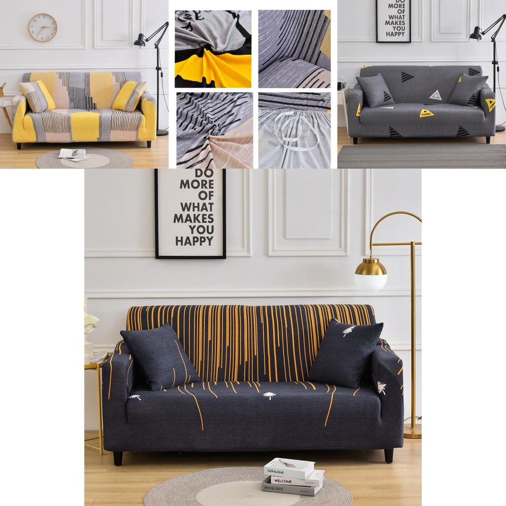 Soft And Wrinkle Resistant Stretch Slipcover For 1-4 Seater Sofa Home Protection