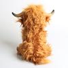 Simulation Highland Cow Animal Plush Doll Soft Stuffed Highland Cow Cattlle Plush Toy Plushie Gift for Kids Boys Girls