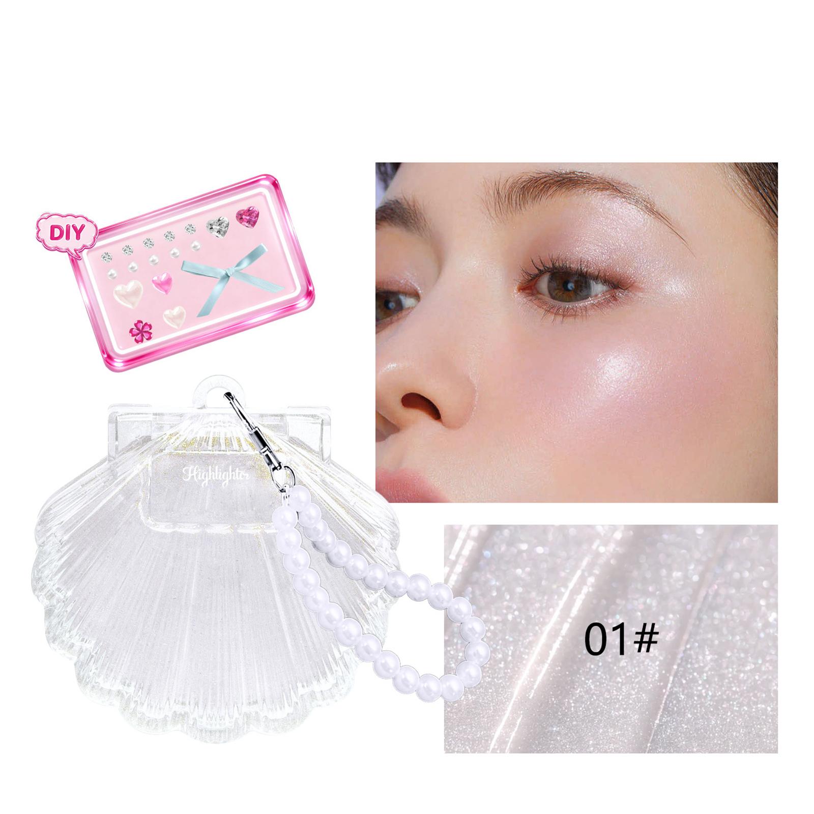 Pearlescent Shell Highlighter – Fine Shimmer Face Powder One Size