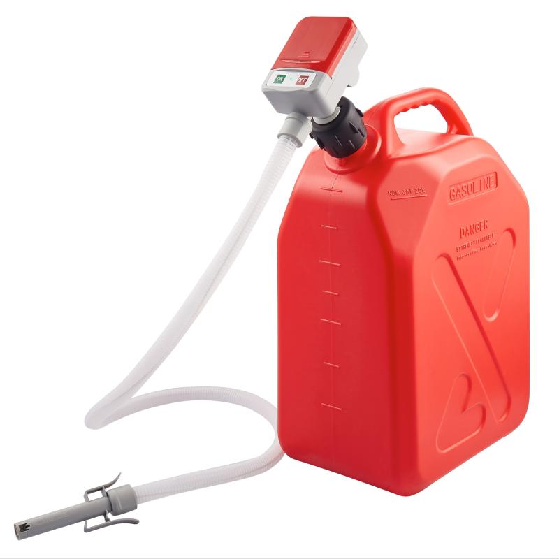 Portable Battery-Operated Fuel Transfer Pump - Easy-to-Use, Lightweight Design for Cars, Motorcycles & Outdoor Equipment