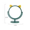 Cute Desktop HD Vanity Mirror Cat Ear Single Side Makeup Mirror Multifunctional Adjustable Makeup Princess Mirror