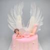 Romantic Fairies Figurines Angel Ornaments for Xmas Cake Topper Home Decor 3Pack